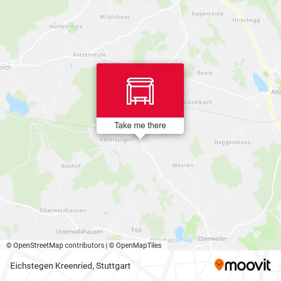 Карта Eichstegen Kreenried