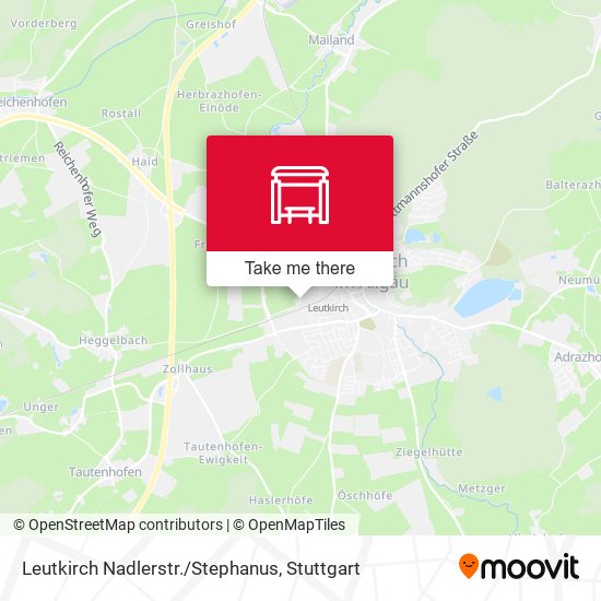 Leutkirch Nadlerstr./Stephanus map