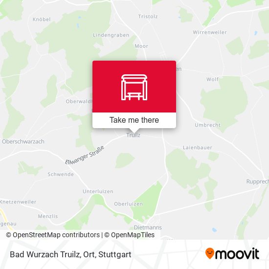 Bad Wurzach Truilz, Ort map
