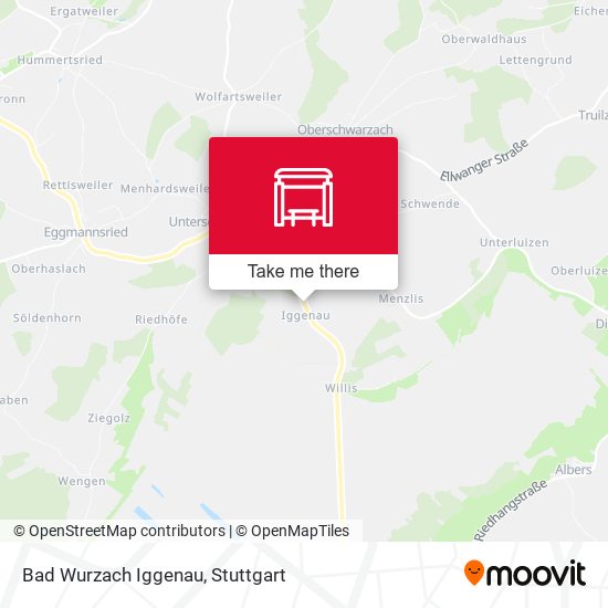 Карта Bad Wurzach Iggenau