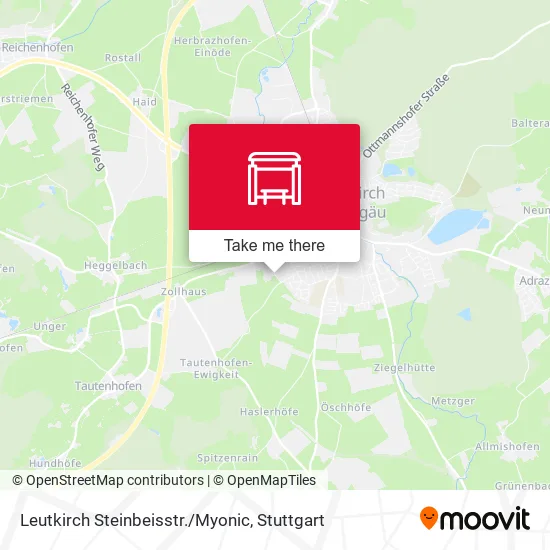 Карта Leutkirch Steinbeisstr./Myonic