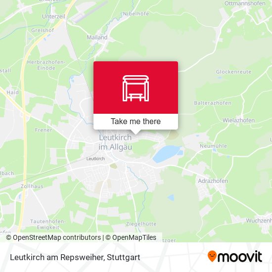 Leutkirch am Repsweiher map