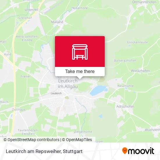 Leutkirch am Repsweiher map