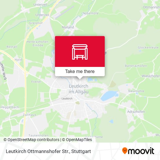 Карта Leutkirch Ottmannshofer Str.