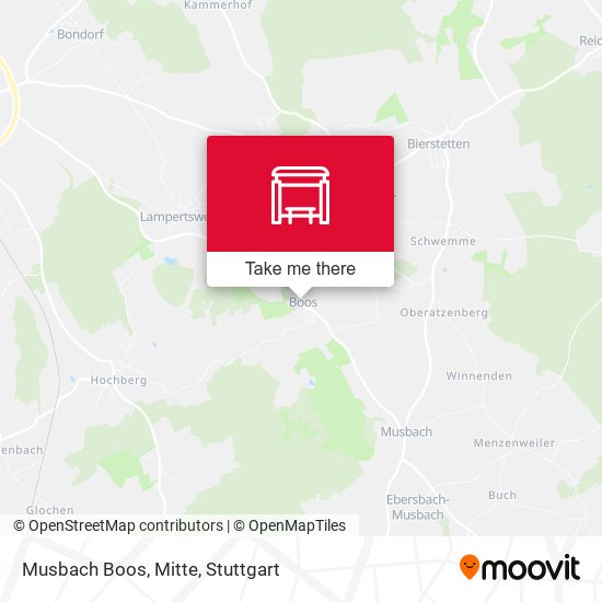 Карта Musbach Boos, Mitte