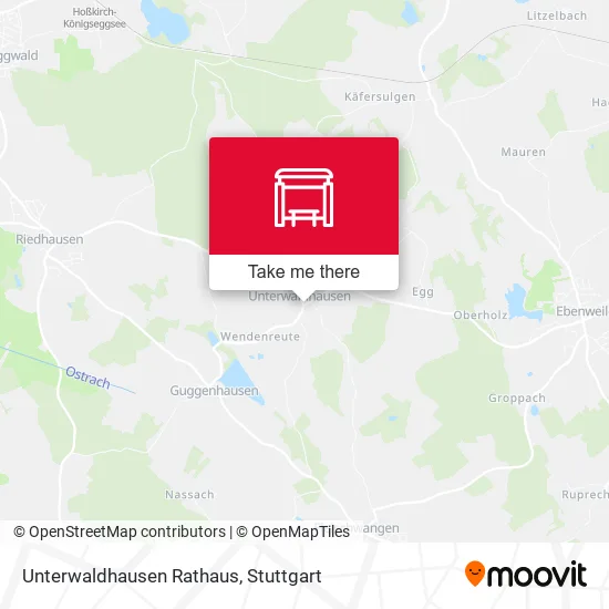 Карта Unterwaldhausen Rathaus