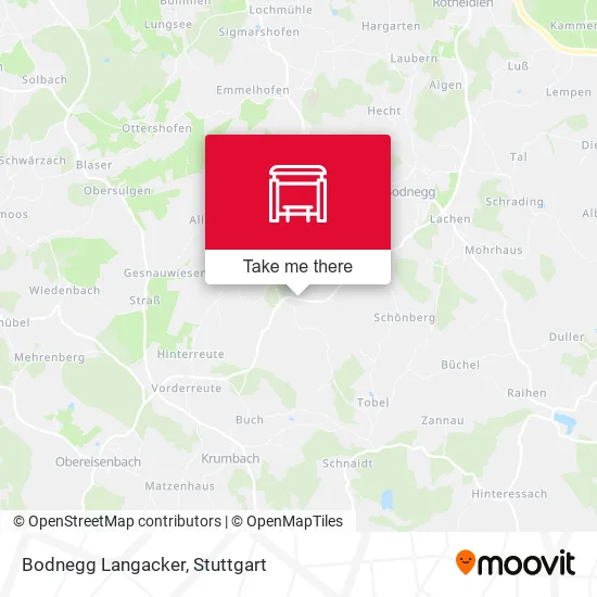 Карта Bodnegg Langacker