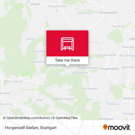 Horgenzell Sießen map