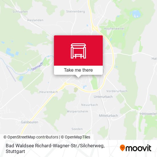 Bad Waldsee Richard-Wagner-Str. / Silcherweg map