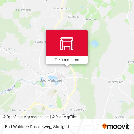Карта Bad Waldsee Drosselweg