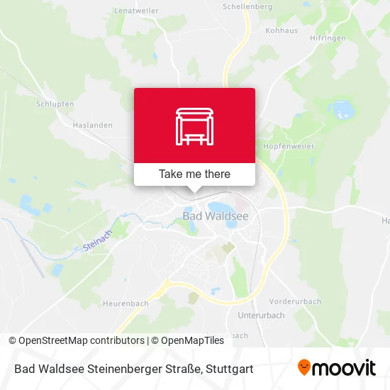 Карта Bad Waldsee Steinenberger Straße
