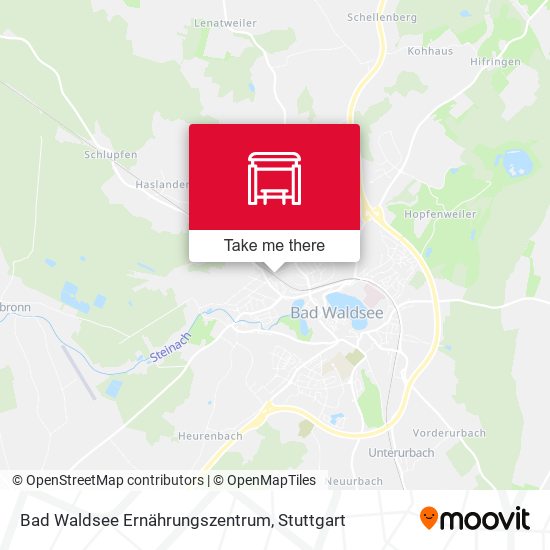 Bad Waldsee Ernährungszentrum map