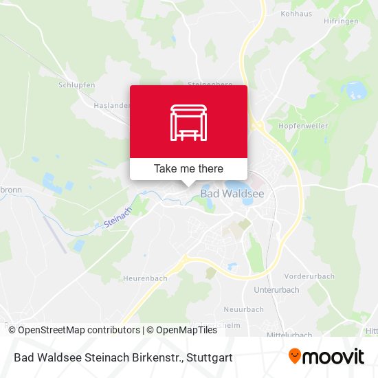 Bad Waldsee Steinach Birkenstr. map