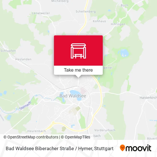 Карта Bad Waldsee Biberacher Straße / Hymer
