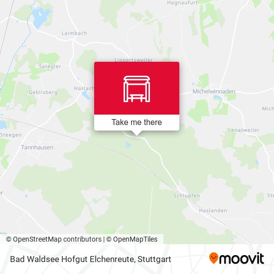 Bad Waldsee Hofgut Elchenreute map