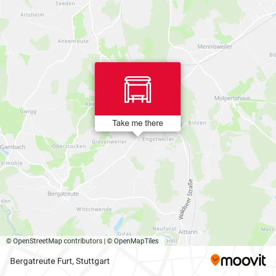 Карта Bergatreute Furt