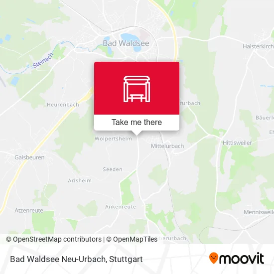 Карта Bad Waldsee Neu-Urbach