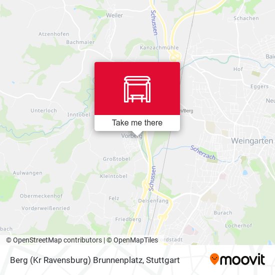 Карта Berg (Kr Ravensburg) Brunnenplatz
