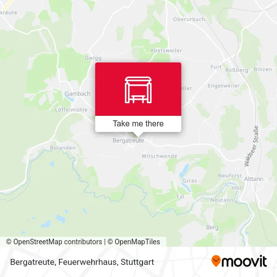 Карта Bergatreute, Feuerwehrhaus