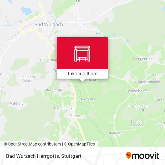 Bad Wurzach Herrgotts map