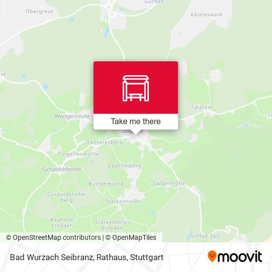 Bad Wurzach Seibranz, Rathaus map