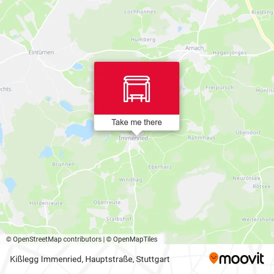 Карта Kißlegg Immenried, Hauptstraße