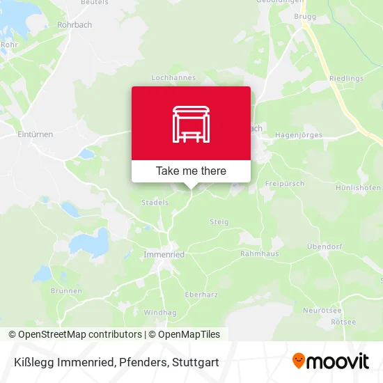 Карта Kißlegg Immenried, Pfenders