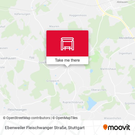 Ebenweiler Fleischwanger Straße map