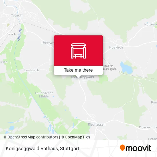 Карта Königseggwald Rathaus