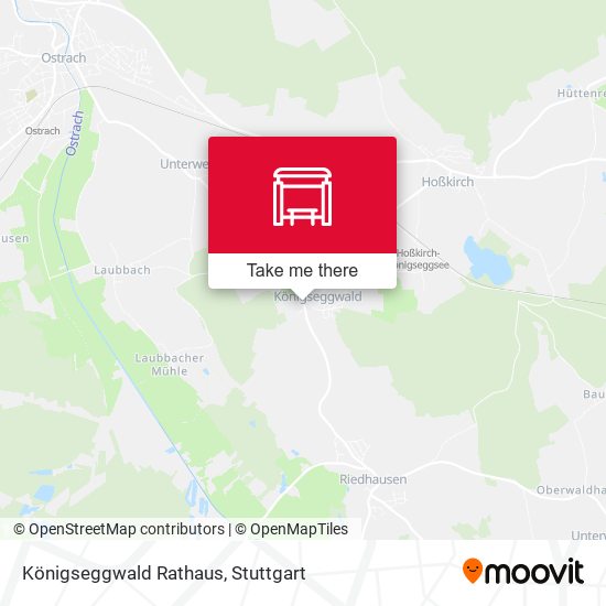 Königseggwald Rathaus map