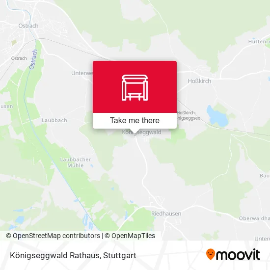 Карта Königseggwald Rathaus