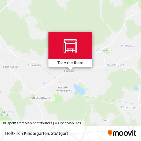 Карта Hoßkirch Kindergarten