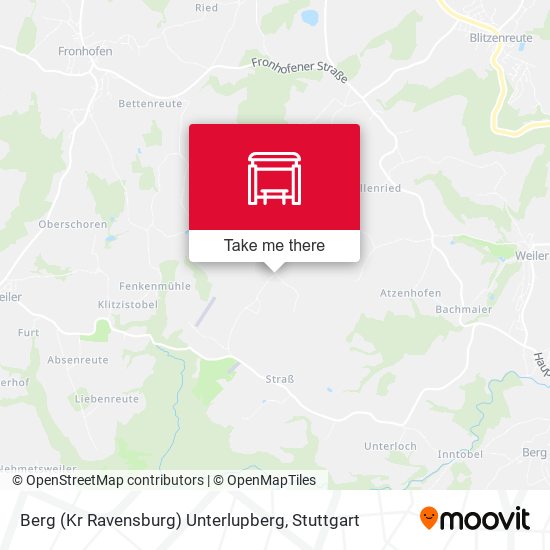 Карта Berg (Kr Ravensburg) Unterlupberg