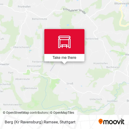 Карта Berg (Kr Ravensburg) Ramsee