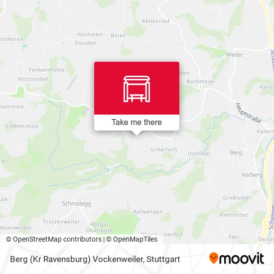 Карта Berg (Kr Ravensburg) Vockenweiler