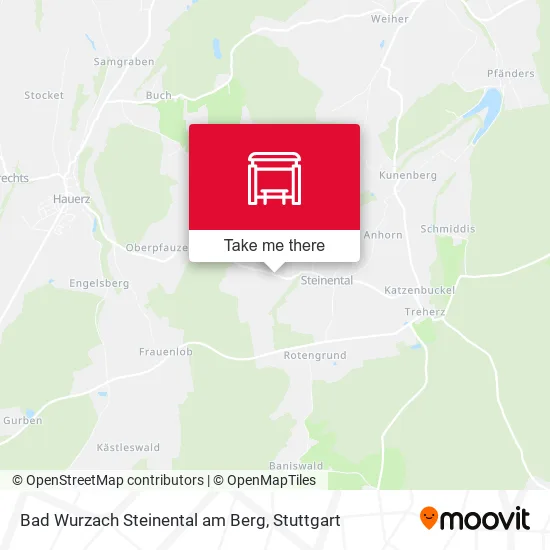 Карта Bad Wurzach Steinental am Berg