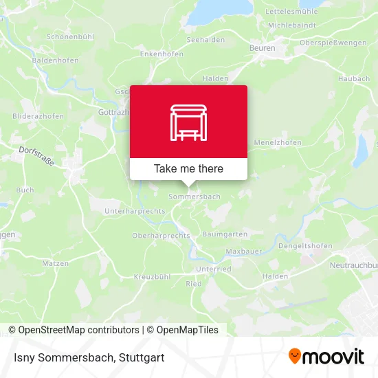 Карта Isny Sommersbach