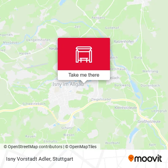 Карта Isny Vorstadt Adler