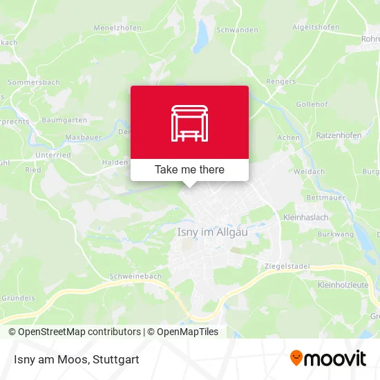 Карта Isny am Moos
