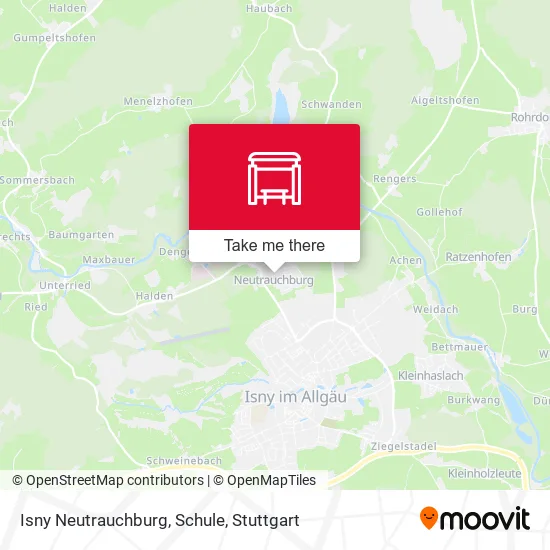 Карта Isny Neutrauchburg, Schule