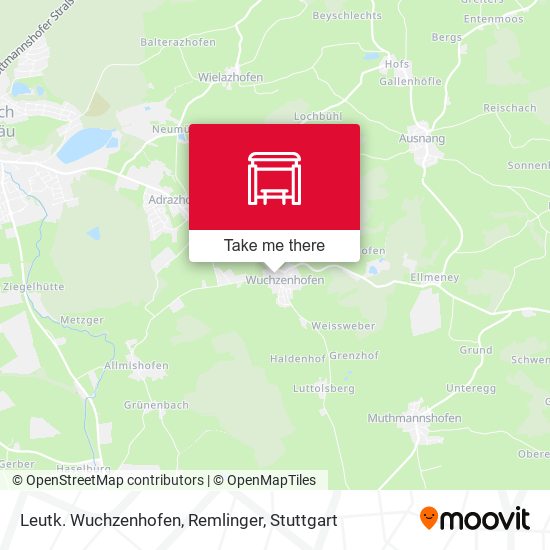 Карта Leutk. Wuchzenhofen, Remlinger