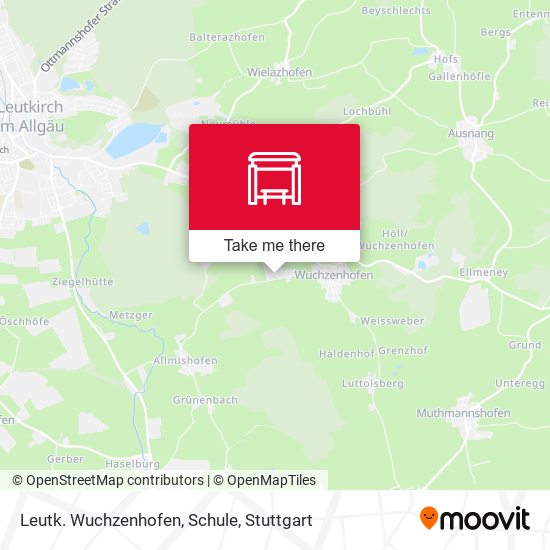 Leutk. Wuchzenhofen, Schule map