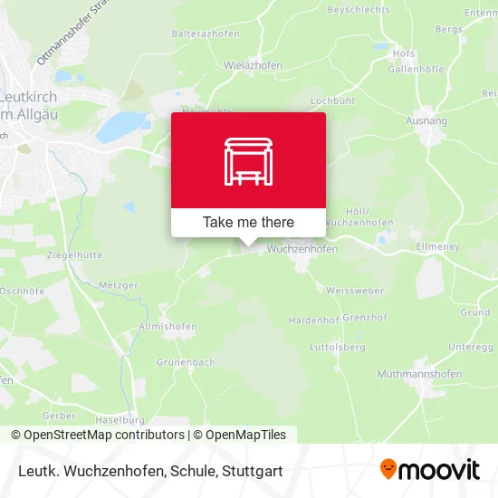 Карта Leutk. Wuchzenhofen, Schule