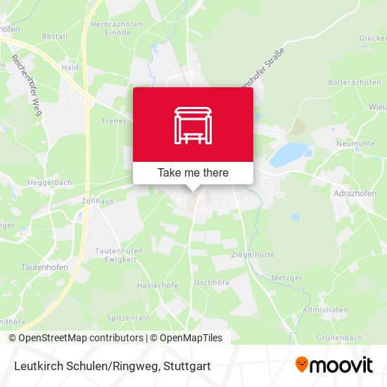Leutkirch Schulen/Ringweg map