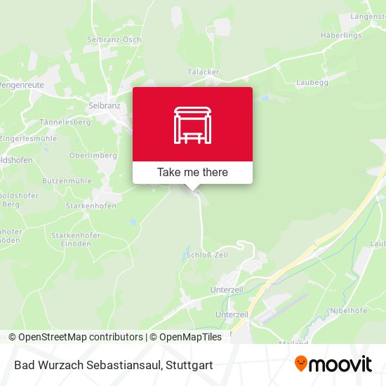 Bad Wurzach Sebastiansaul map