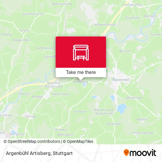 Карта Argenbühl Artisberg