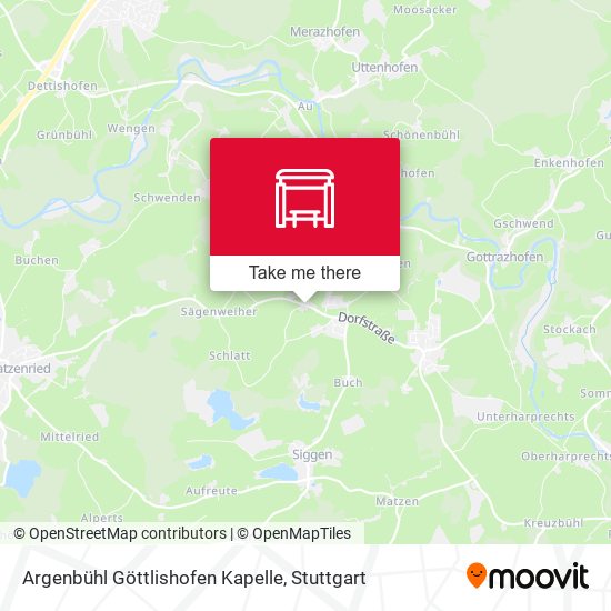 Argenbühl Göttlishofen Kapelle map