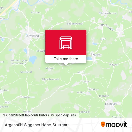 Карта Argenbühl Siggener Höhe