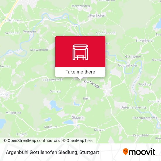 Argenbühl Göttlishofen Siedlung map