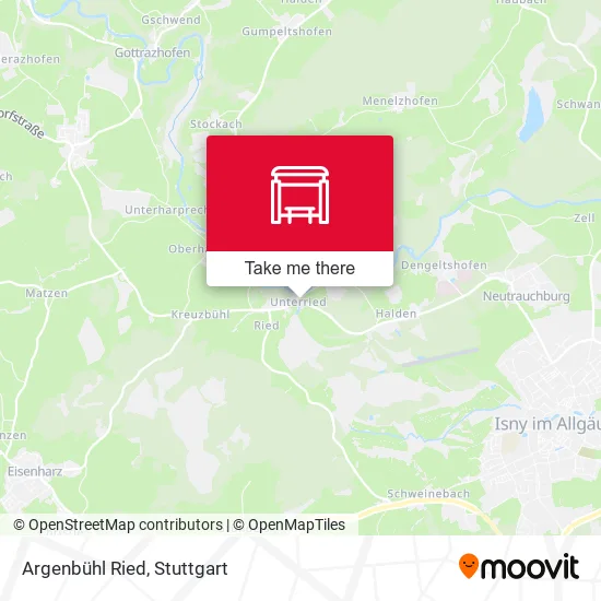 Карта Argenbühl Ried